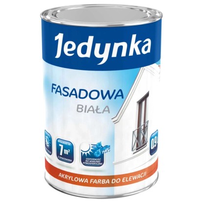 Farba fasadowa akrylowa Jedynka baza 0,9L