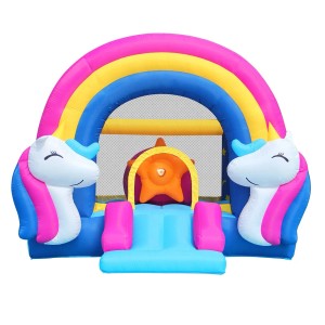 Dmuchany plac zabaw JEDNOROŻEC - 335 x 265 cm