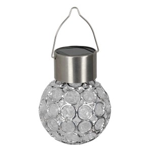 Eko-Light Lampa solarna RING 0,06W RGB 1-2lm IP44 srebrna