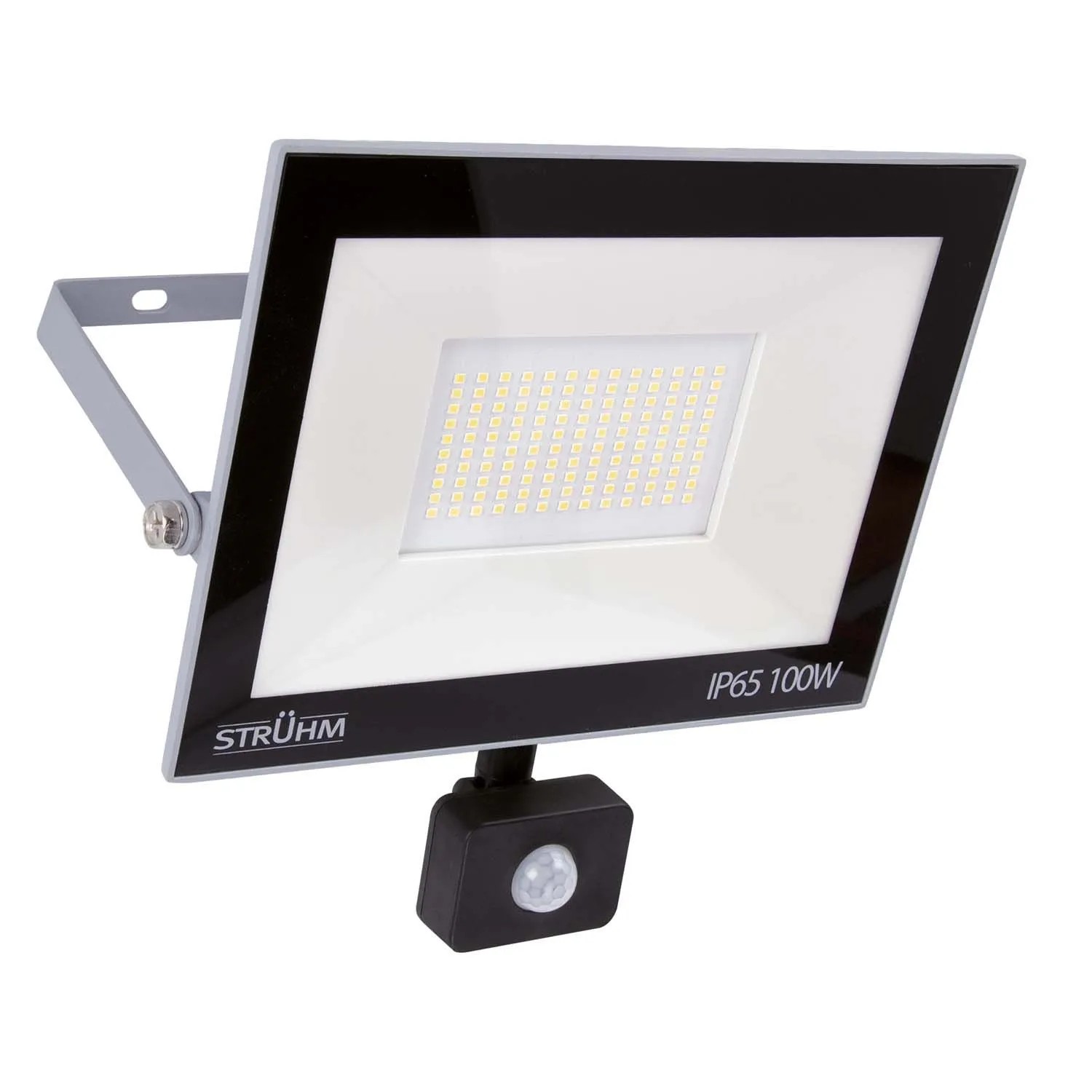 Struhm Naświetlacz z czuj. ruchu KROMA LED S 100W 6200K 8380lm IP65 szary