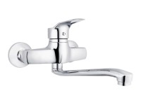 Liveno Bateria umywalkowa ścienna Vesto chrom