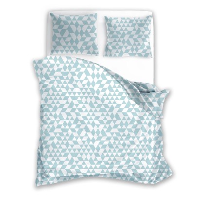 Pościel z mikrofibry HARMONY 220 x 200 cm trójkąty