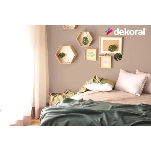 Sypialnia z farbą do ścian t.b.t. z kategorii Kolorowe farby do ścian.