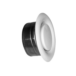 Akcesoria kominkowe t.b.t., okrągłe, biało-czarne.