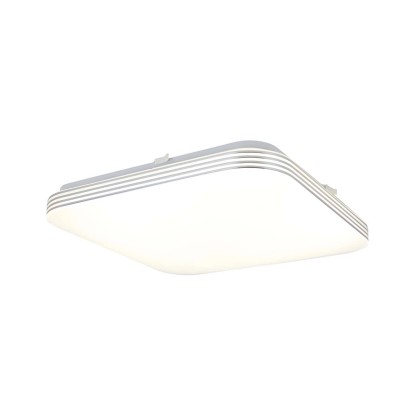 MiLAGRO Plafon LED Ajax 17W 4000K 1530lm IP44 33 cm biało-srebrny