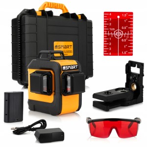 SMART365 Laser krzyżowy SM-06-03015R 360° czerwony 15 m