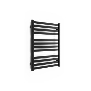 Czarny grzejnik t.b.t. do łazienki i salonu.