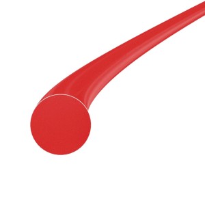 Czerwona żyłka do podkaszarek i kos.