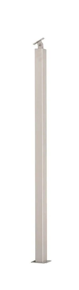 Kornik Słup prostokątny poziomy nierdzewny 1000 mm inox