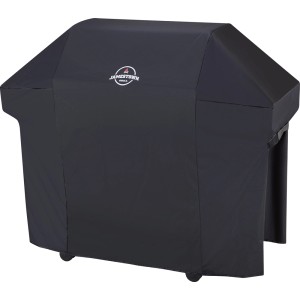 Czarny pokrowiec na grill t.b.t. dla optymalnej ochrony grilla.