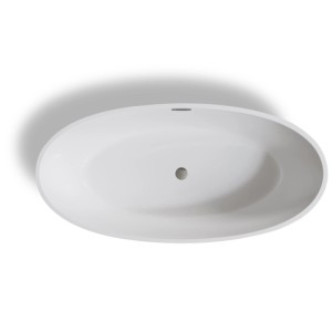 Wanna Reykjavik 175 wolnostojąca biała szary 175 x 100