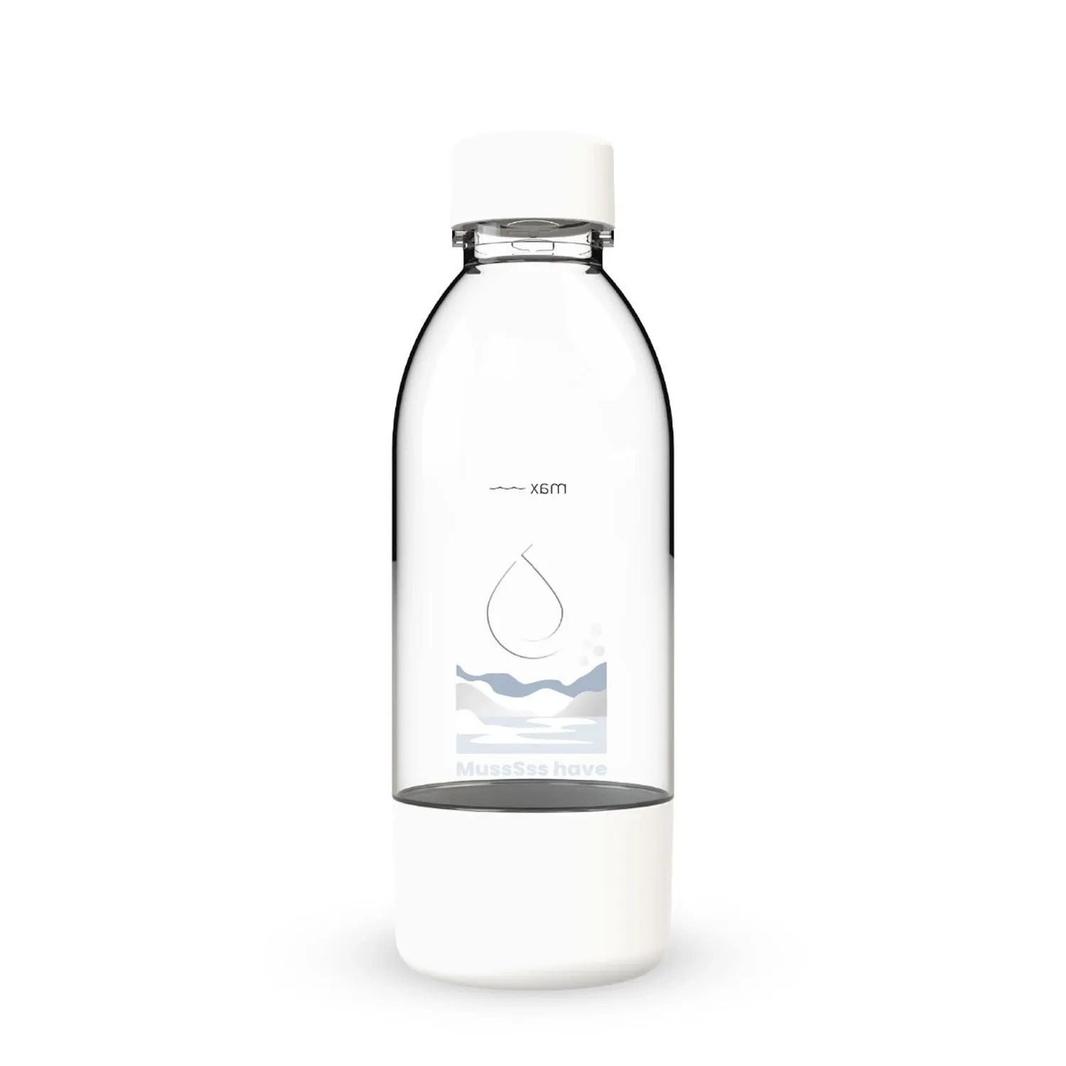 Dafi Butelka do saturatora PushAir Laguna biała - 0,5 l