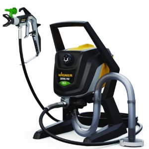 System natryskowy Wagner Control Pro 250R z pistoletem bezpowietrznym i wężem.