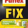 Pattex Fix usuwalne paski klejące, 10 sztuk, do użytku wewnątrz i na zewnątrz. Idealne do wieszania bez wiercenia.