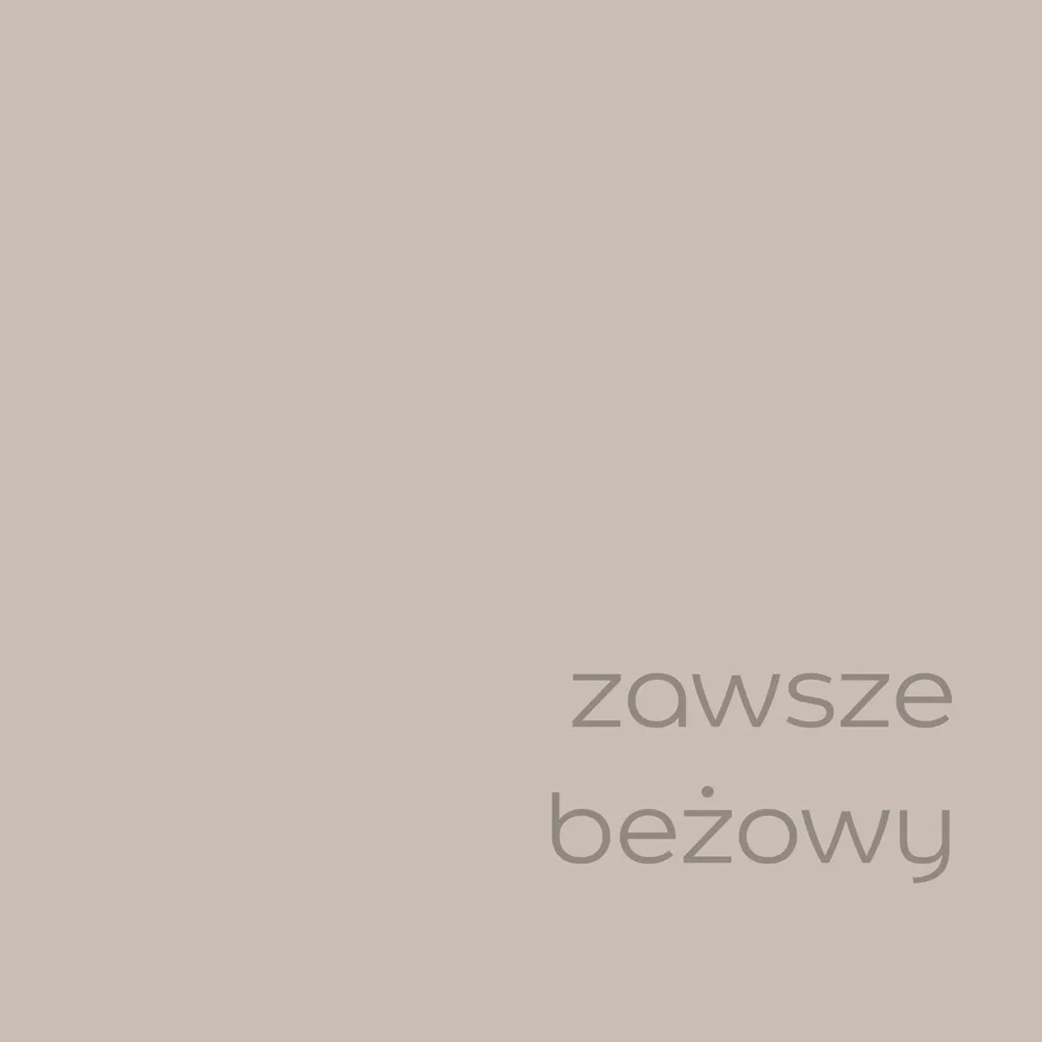 Próbka koloru t.b.t., delikatny beż do ścian wewnętrznych.