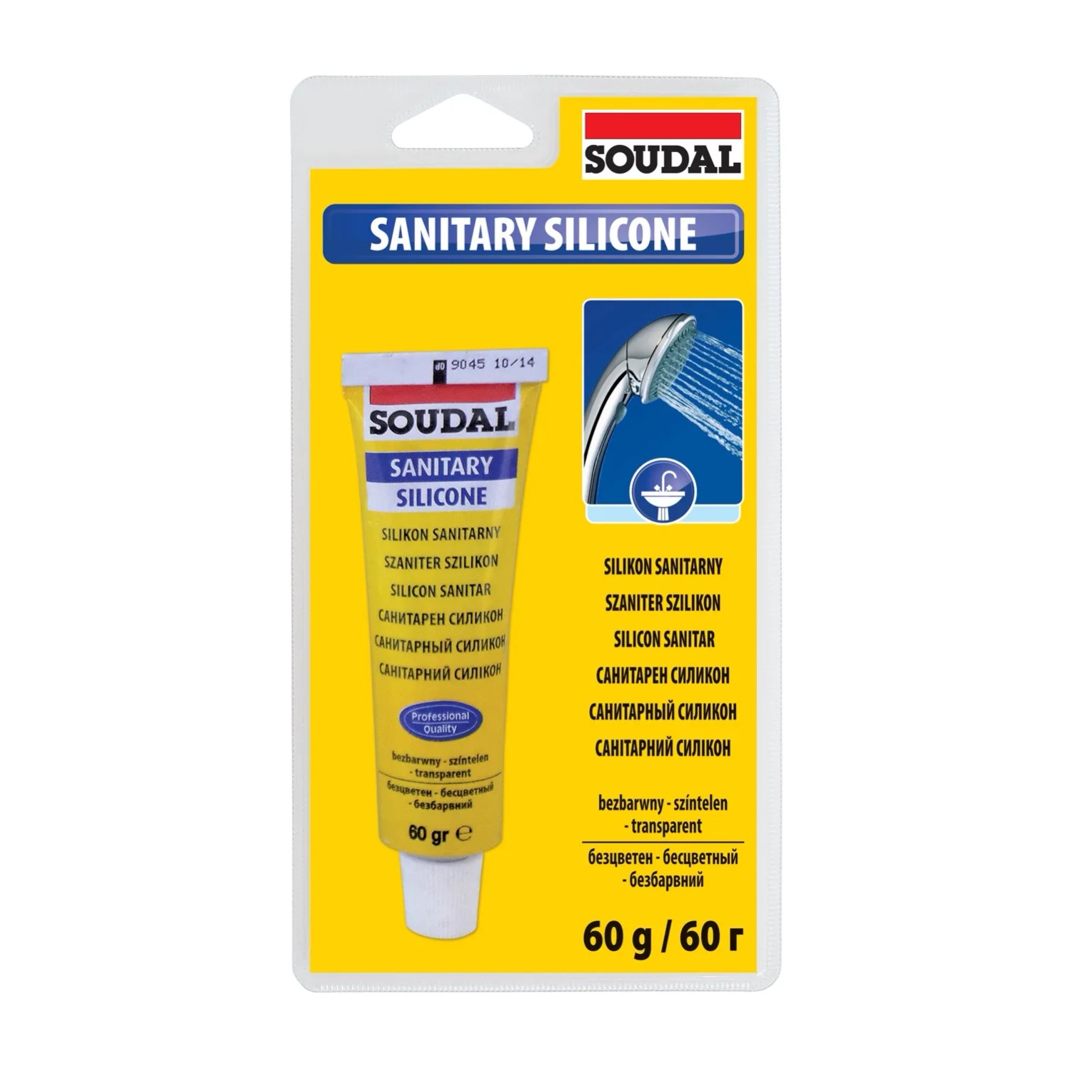 Soudal Silikon sanitarny 60 ml bezbarwny