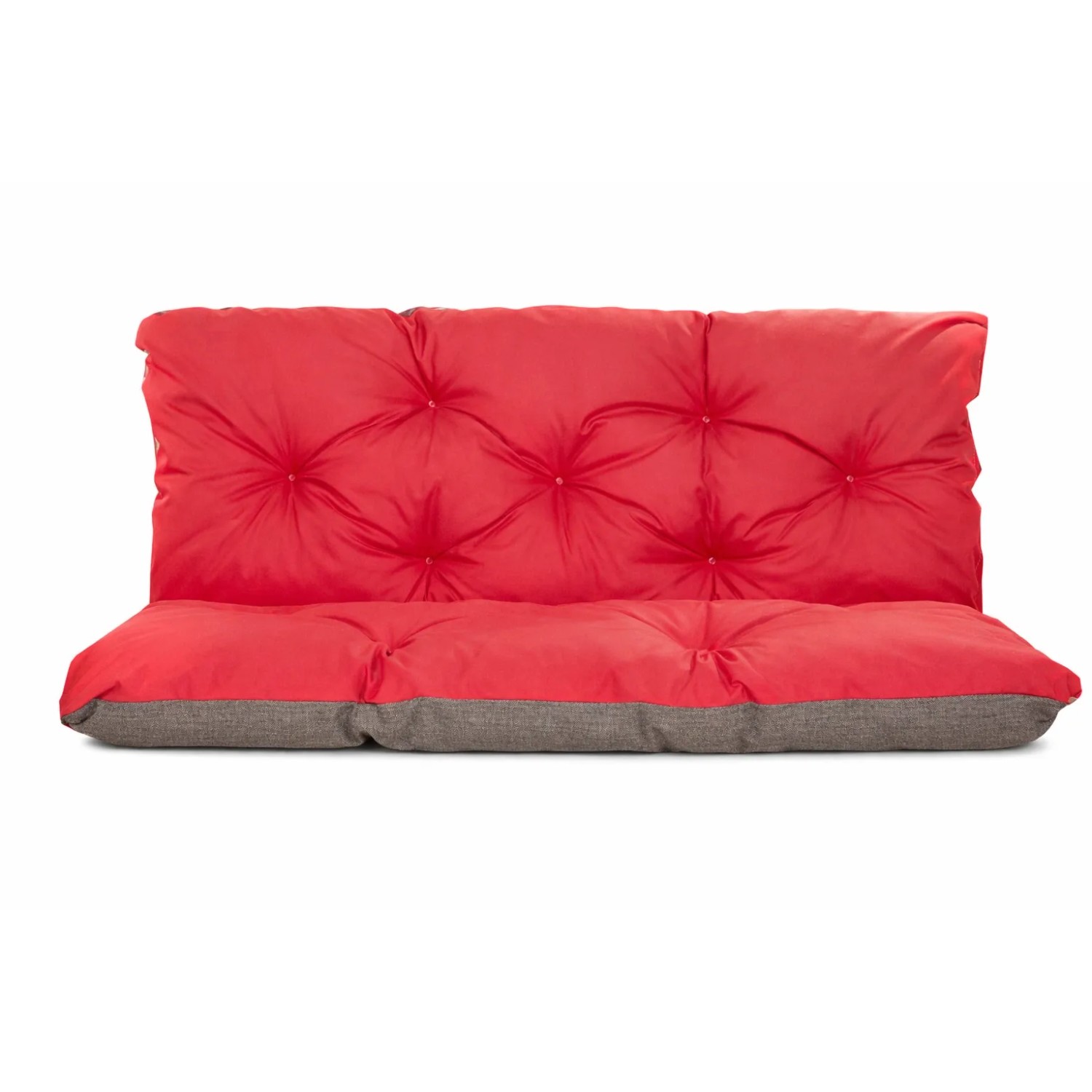Setgarden Enkel zestaw poduszek na palety 120x50x40 cm, siedzisko + oparcie, czerwony