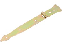 Zawias bramkowy pasowy lekki 250 mm x 35 mm ocynkowany na żółto