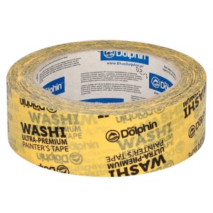 Żółta taśma malarska Blue Dolphin Washi.