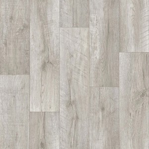 Jasna podłoga PCV imitująca drewno, idealna do renowacji.