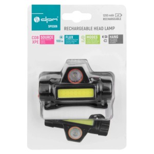 DPM Lampa czołowa COB/XPE SP0306 ładowalna 100 lm