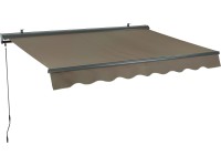 Markiza BELPORT z napędem brązowa - 3 x 2 m