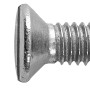 LUX-TOOLS Śruba + nakrętka z łbem stożkowym SL stal nierdzewna 6x16mm 8szt.