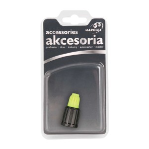 Akcesorium do opryskiwacza Marolex, żółto-czarne, w opakowaniu.