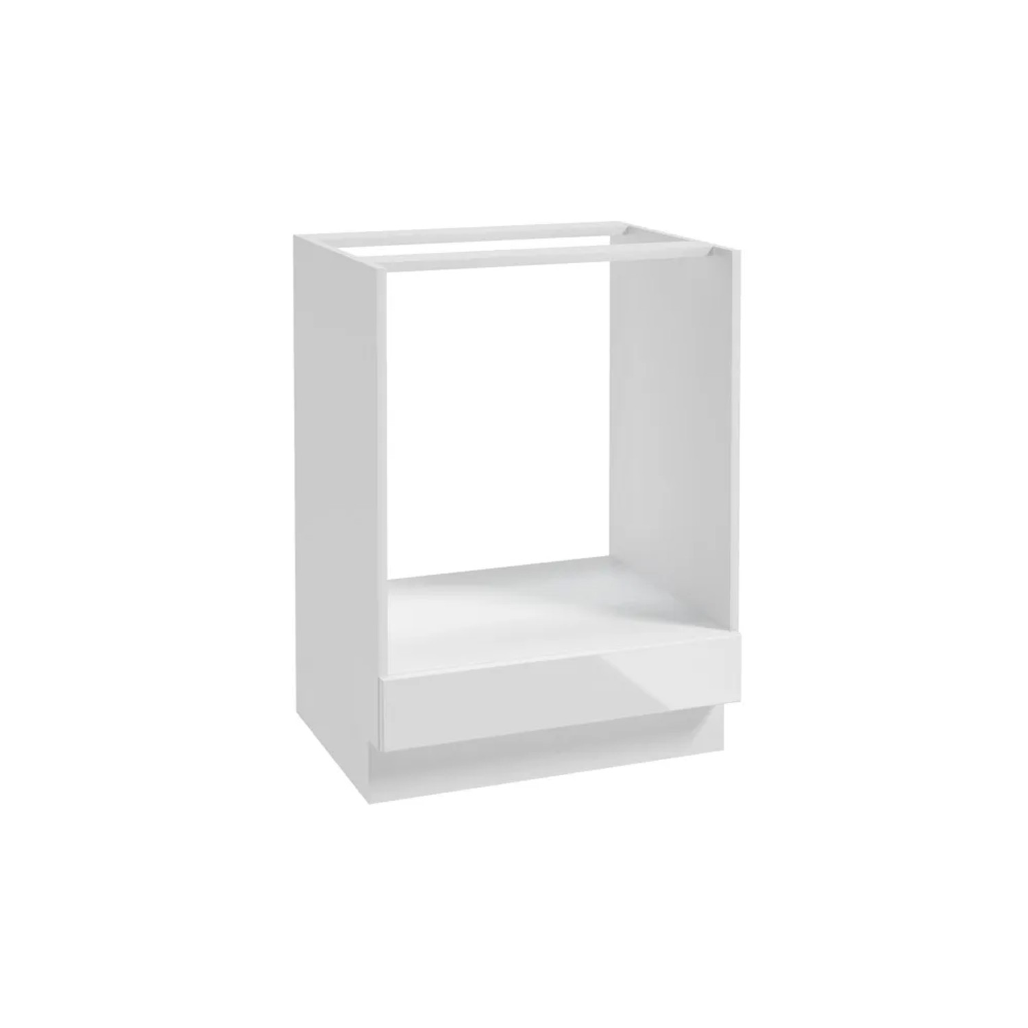 Defra Szafka kuchenna dolna do zabudowy piekarnika PARMA biała 60 cm
