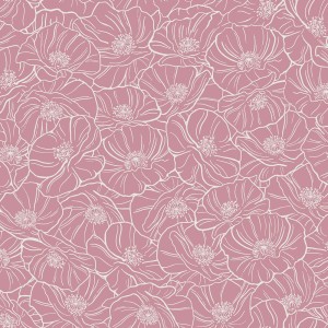 Obrus z kwiatowym wzorem w kolorze różowym i białym. Kategoria: OBI Obrusy.