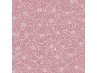 Cerata Bergamo kwiaty różowe szer. 138 cm