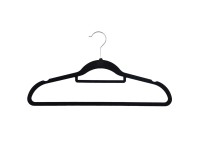 Wieszak welurowy maxi czarny 5 szt. Wieszak welurowy maxi czarny 5 szt.