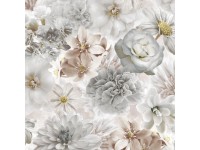 Tapeta winylowa na flizelinie KWIATY jasne