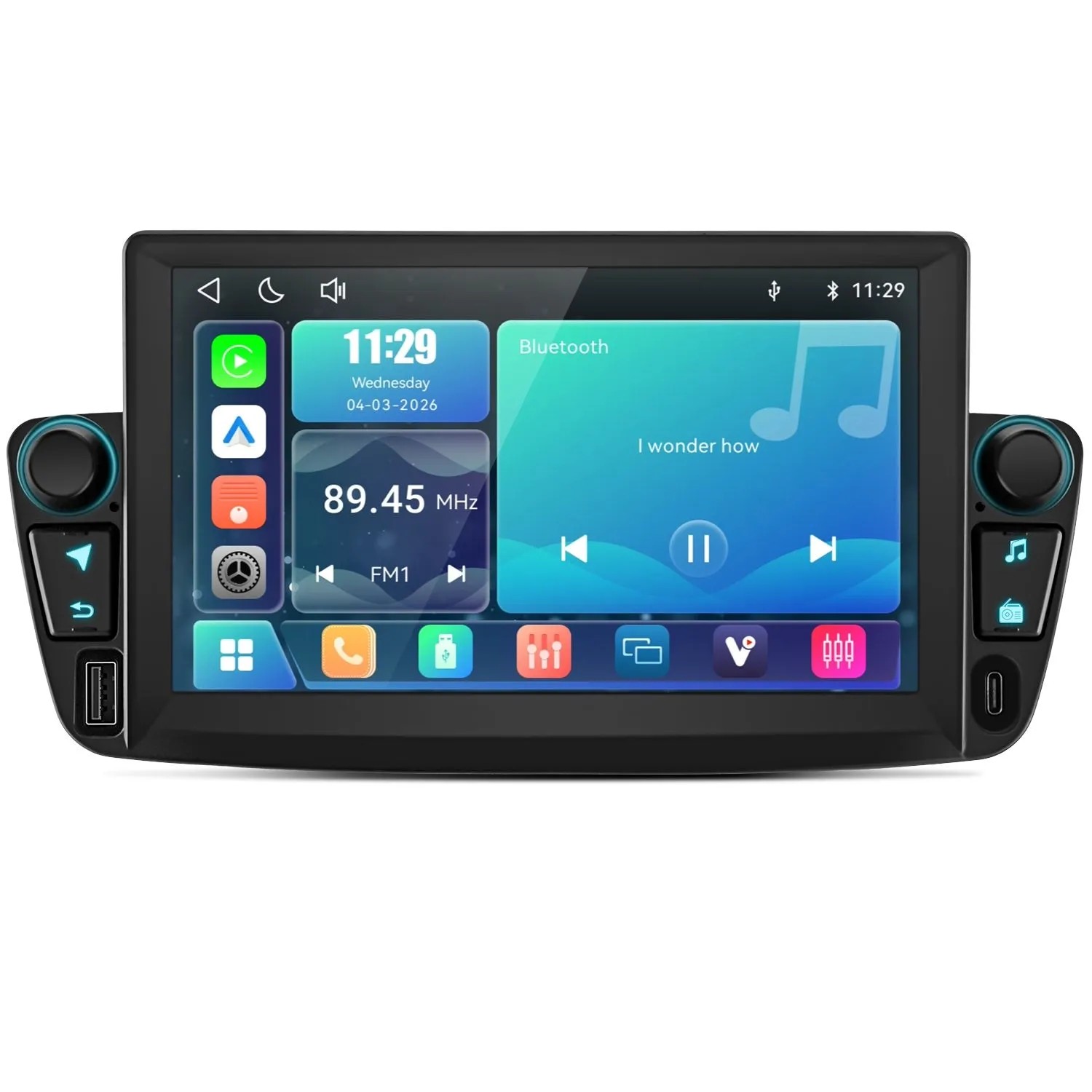 Junsun Radio Samochodowe Do Peugeot 107 Citroen C1 Toyota Aygo 2002-2014 Linux