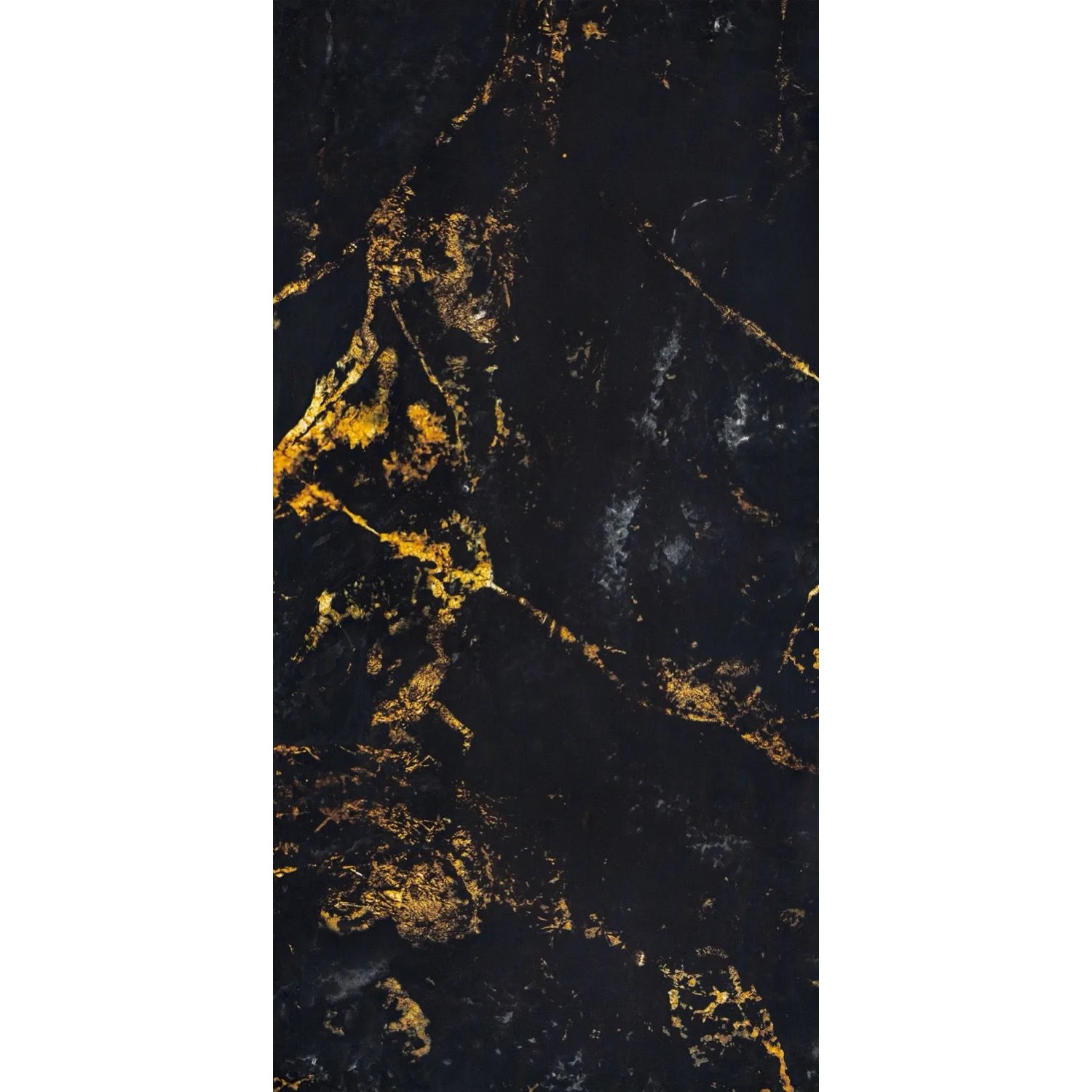 Gres szkliwiony Royal black gold Carving 60 x 120 cm