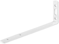 Kątownik firankowy 120 / 55 mm x 17 mm biały powleczony proszkowo