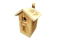 Budka lęgowa dla ptaków opalana 25 x 18 x 15 cm