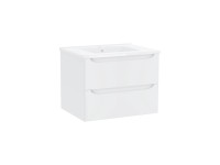 Mirano Zestaw Selvia Szafka Z Umywalką Biały 60 Cm