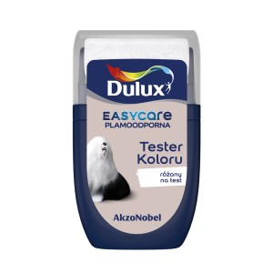 Tester koloru Dulux Easycare do farb ściennych. Wybór koloru jest łatwy.