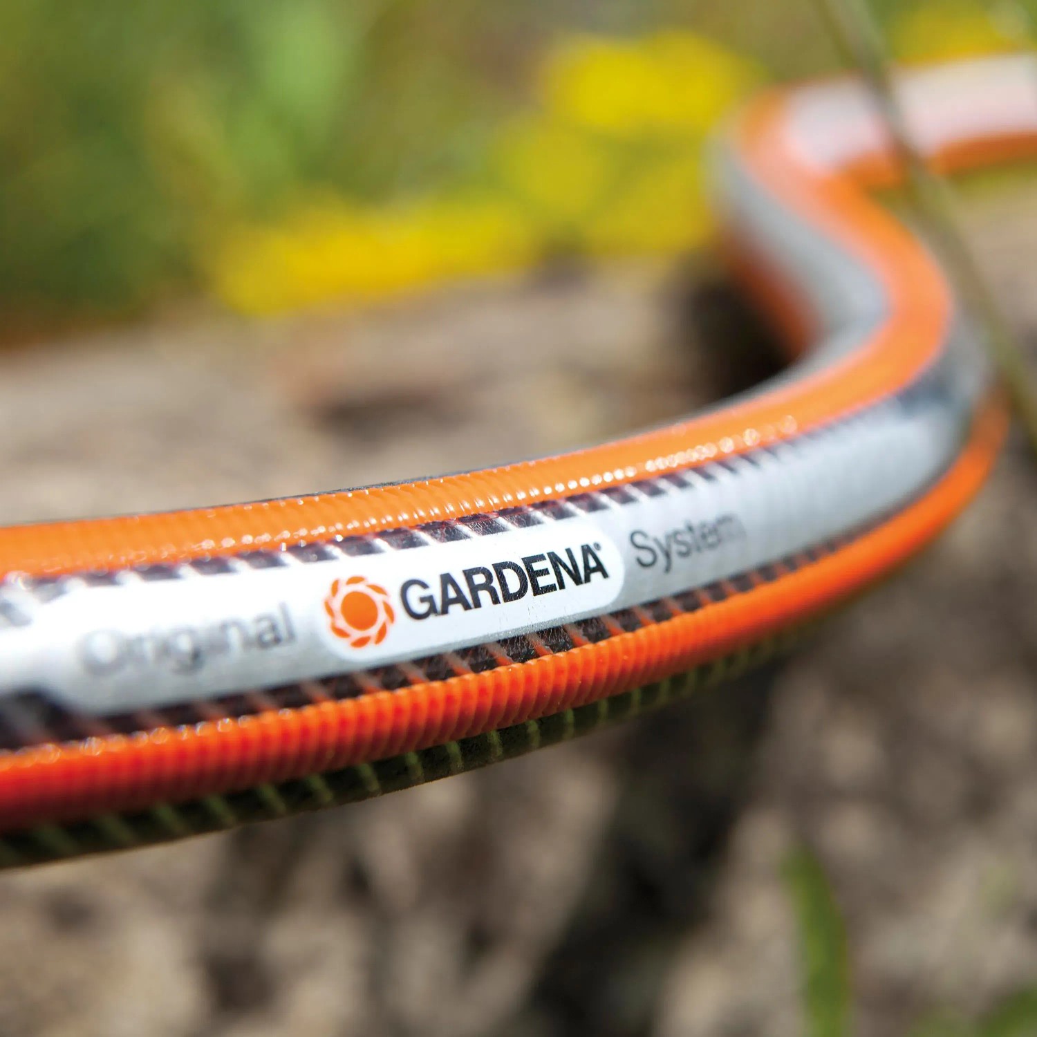 Gardena Comfort High Flex wąż ogrodowy, Ø 13 mm, 15 m, zbliżenie.