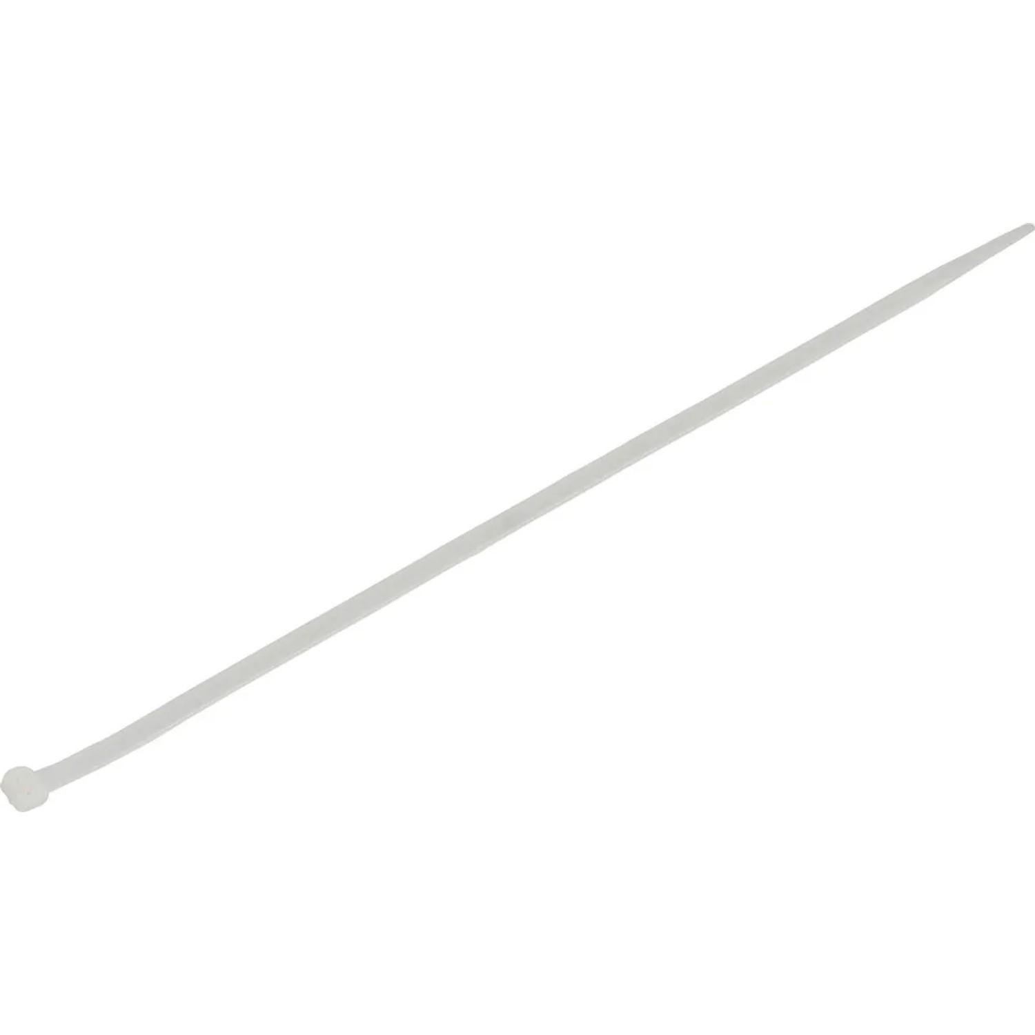 LUX-TOOLS Opaski do kabli białe 7 x 370 mm, 25 szt.