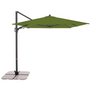 Parasol wiszący Doppler MyZone, 240x320 cm, Kiwi, z funkcją obrotu i pochylania.