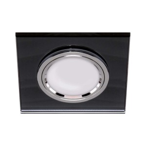 Struhm Lampa podtynkowa SELENA D 1xGU10/MR16 35W 9x9cm czarna