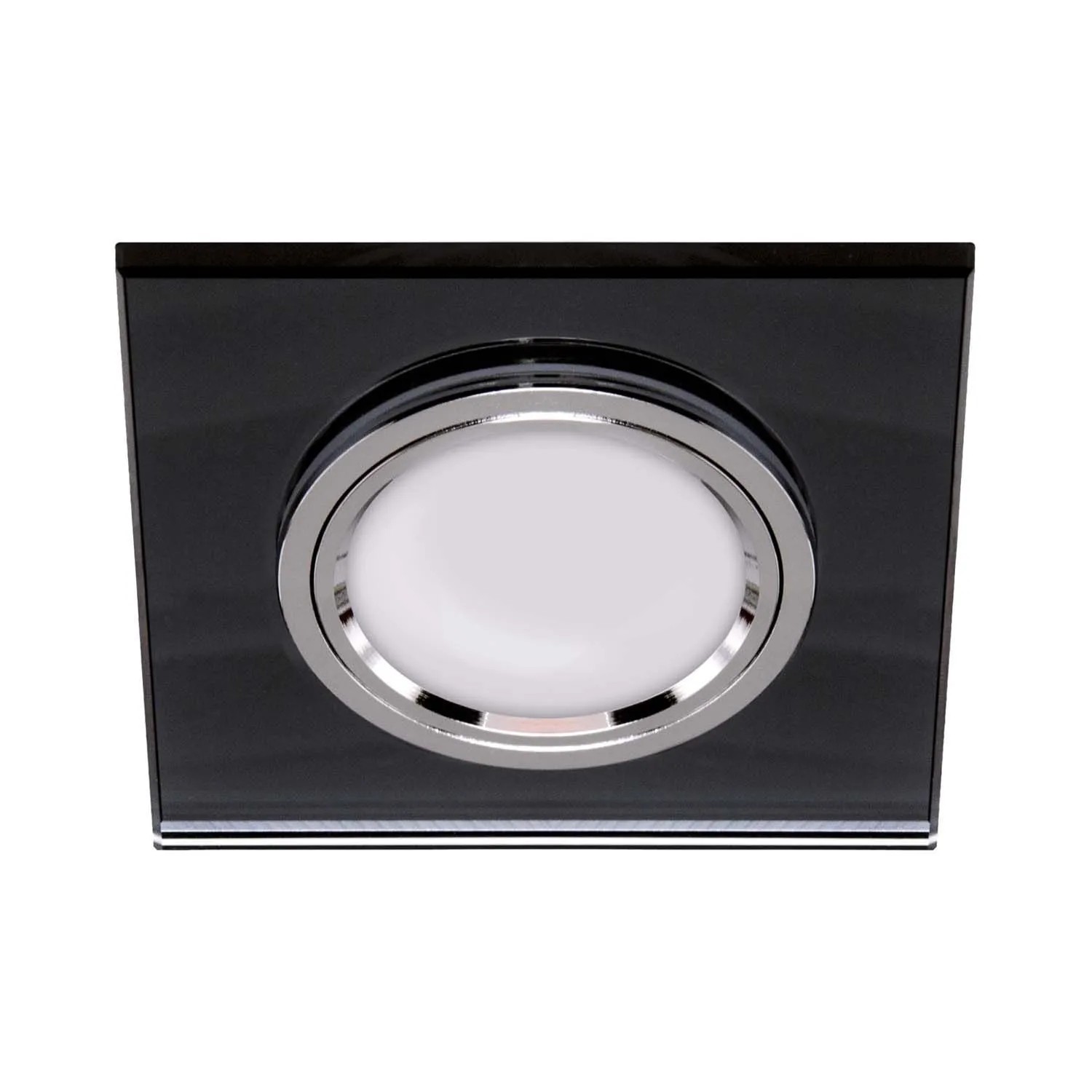 Struhm Lampa podtynkowa SELENA D 1xGU10/MR16 35W 9x9cm czarna
