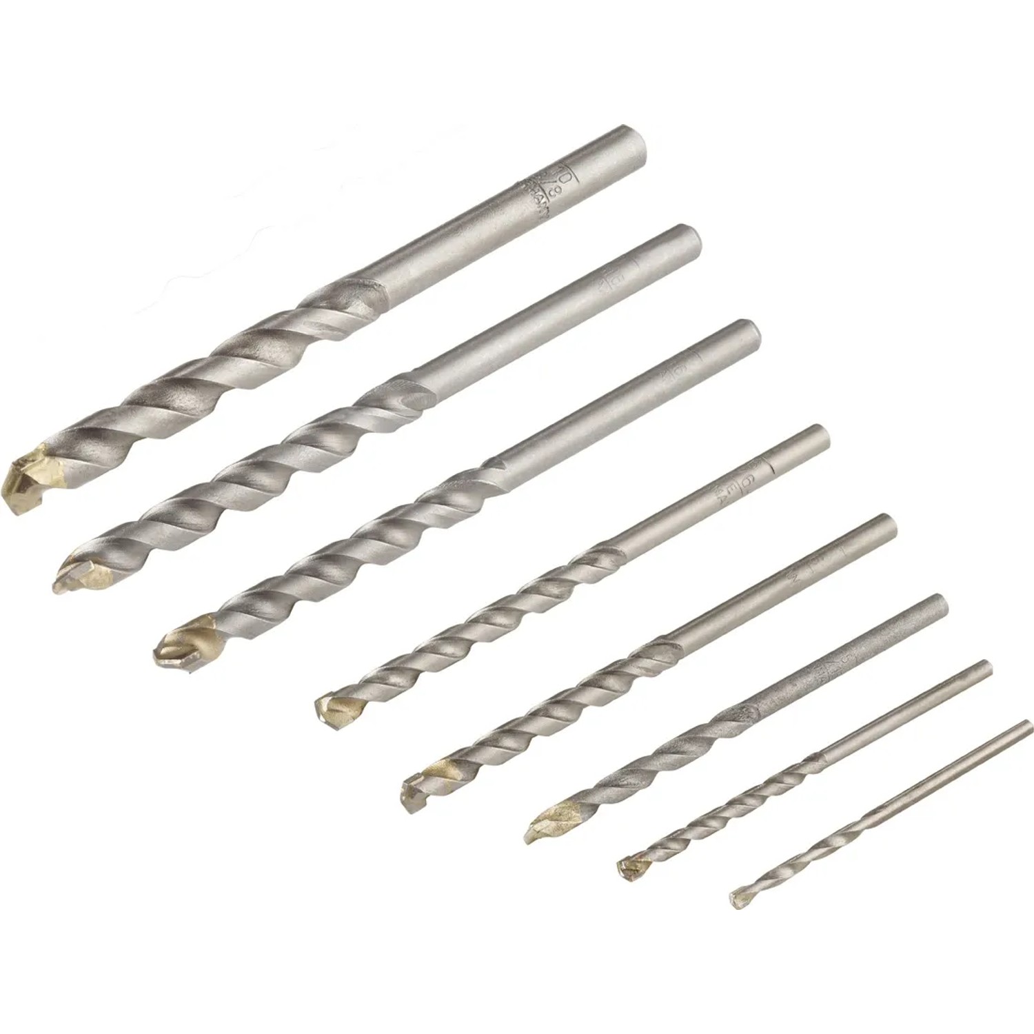 LUX-TOOLS Zestaw wierteł do kamienia 3-10 mm - 8 cz.