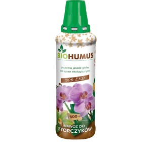 Nawóz płynny BioHumus do storczyków, butelka 500ml.