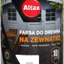 Altax farba do drewna na zewnątrz, Biały Połysk, ochrona elewacji, domków narzędziowych i płotów.