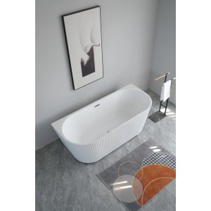 Wanna Pari Plus 170 wolnostojąca biała złoty 170 x 80