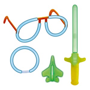 Świetliki GLOW STICKS Zestaw chłopięcy mix