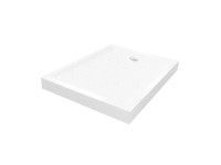 Signika Brodzik prostokątny Tauro 100 akryl biały 100 x 80 cm